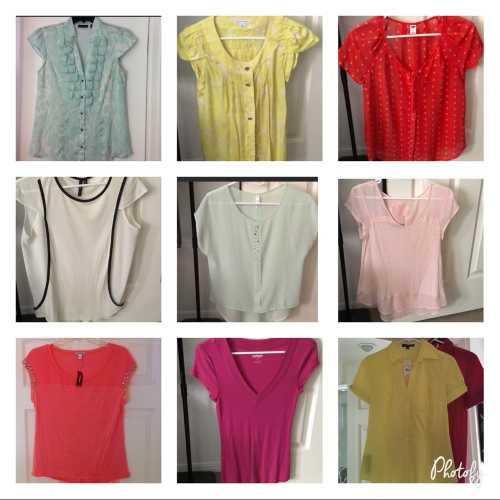 10 short sleeve work/office shirts